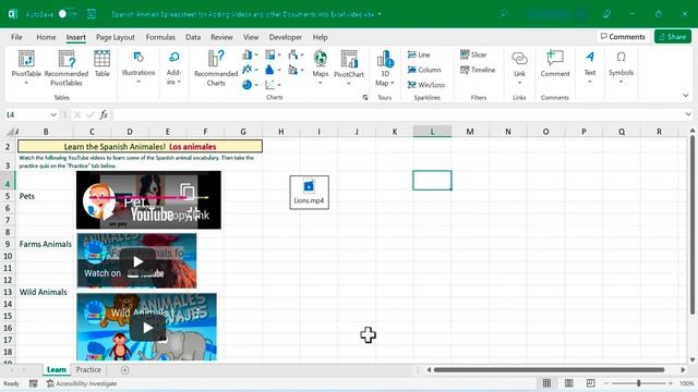 Adding Videos, Sounds, and Documents into Excel смотреть онлайн