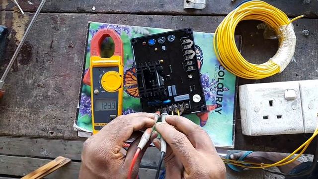 How To Checking 15A Generator AVR Unit Home Current | AVR unit check easy | AVR Unit | Generator смотреть онлайн