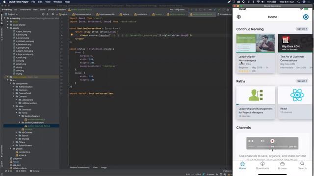 Section 3. Using ScrollView/Image/FlatList/SectionList/Alert/Share in React Native смотреть онлайн