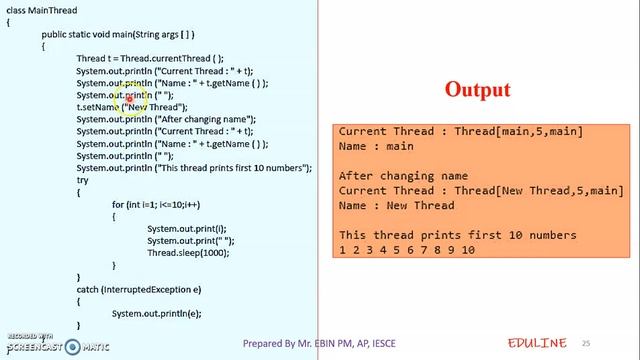 JAVA - MODULE 4 - TOPIC 13 - THE MAIN THREAD смотреть онлайн