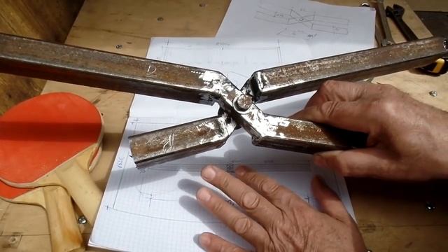 Самодельный механизм для раскладного дачного теннисного стола своими руками смотреть онлайн