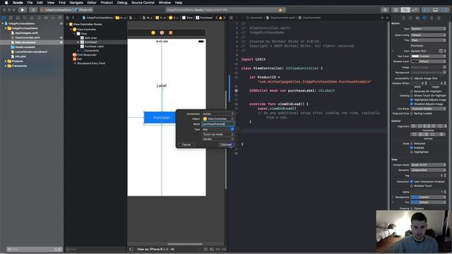 Adding In-App Purchases, Sandbox Users, & Restoring Purchases (Swift 5) смотреть онлайн
