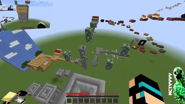 MAP PLAY Minecraft Map Parkour School v1.1 смотреть онлайн