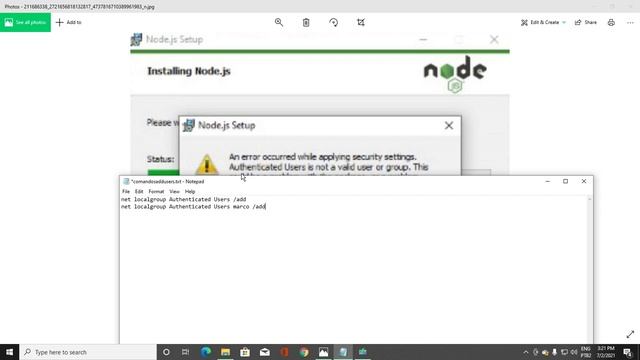 An error occurred while applying security settings. (solução) смотреть онлайн