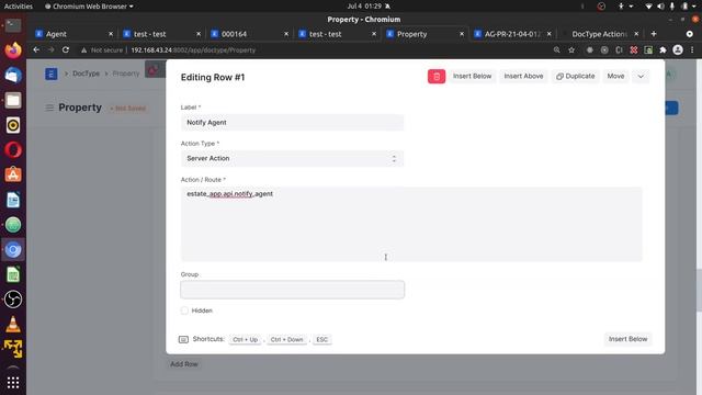61. Action Link In Erpnext And Frappe