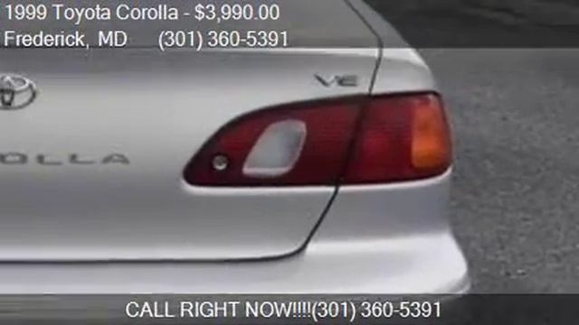 1999 Toyota Corolla VE 4dr Sedan for sale in Frederick, MD 2 смотреть онлайн