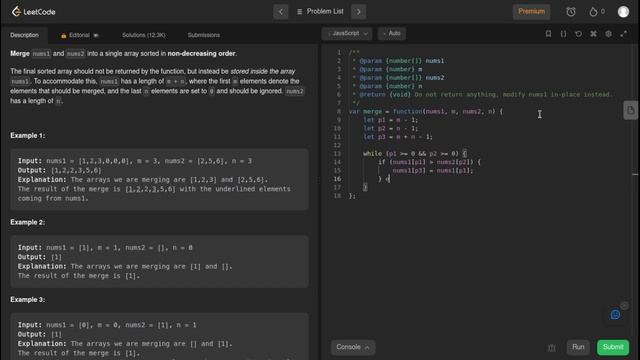 Leetcode - Merge Sorted Arrays смотреть онлайн