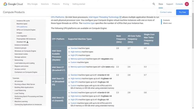 Selecting CPU Platforms - Creating a Compute Engine VM (Part 5 of 16) смотреть онлайн