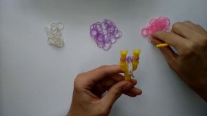 ❤Браслет из резинок "Рыбий хвост". Очень простое плетение. Как сплести браслет из резиночек?❤