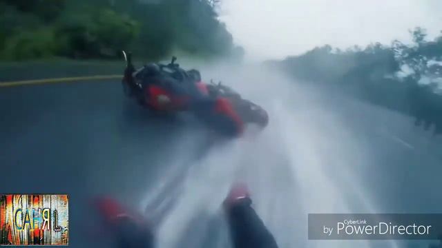 Упал с мотоцыкла и сапас дивчонку ! под песню смотреть онлайн