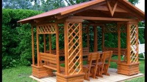 Дешевые дачные летние беседки | Простые беседки для дачи | оригинальные беседки