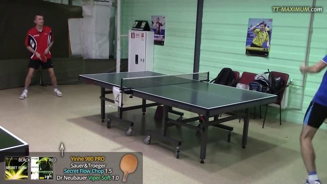 YINHE Milkyway 980XX / 980 Pro / 980XX Kim Song I Special сравнение КЛОНА с BUTTERFLY MATSUSHITA PR