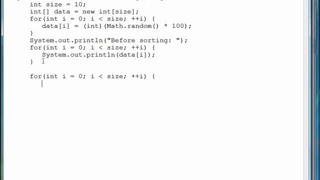 Advanced Java Programming Tutorial | Insertion Sort смотреть онлайн