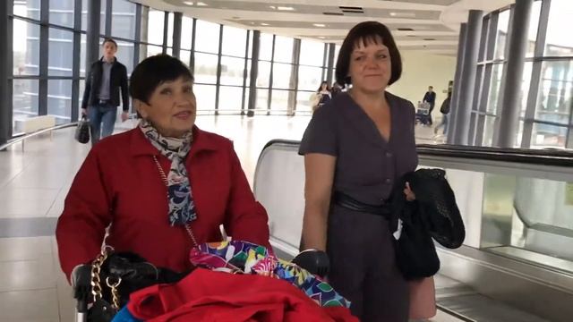 STEFANIA ПРИБЫЛА В АЭРОПОРТ ШЕРЕМЕТЬЕВО