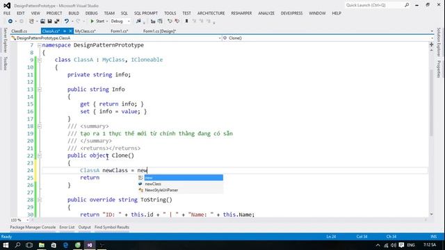 Lập trình C# - Winform - Design pattern: Prototype смотреть онлайн