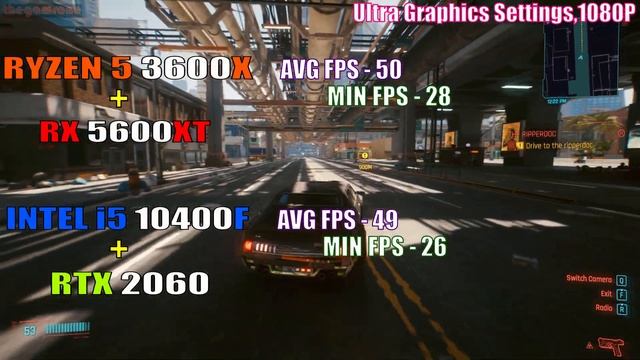 RTX 2060 + INTEL i5 10400F vs RX 5600XT + RYZEN 5 3600X || PC GAMES TEST || смотреть онлайн