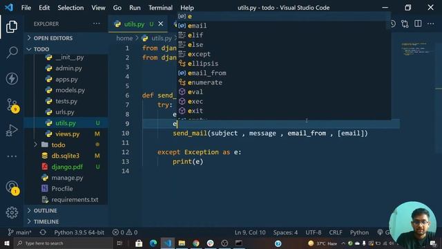 Add Attachments whil sending mail Django смотреть онлайн