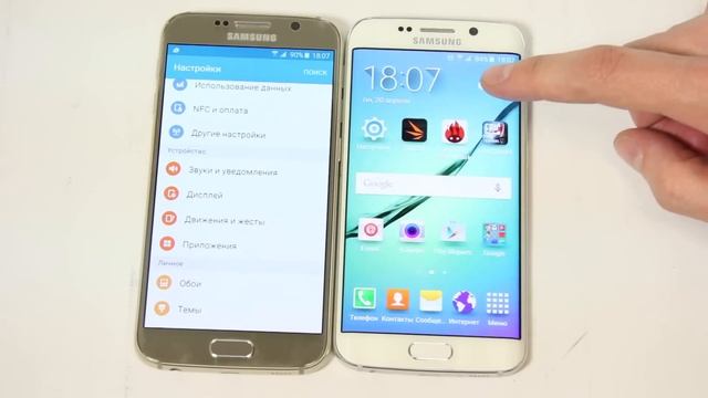 Видео обзор смартфонов Samsung Galaxy S6 и S6 Edge смотреть онлайн