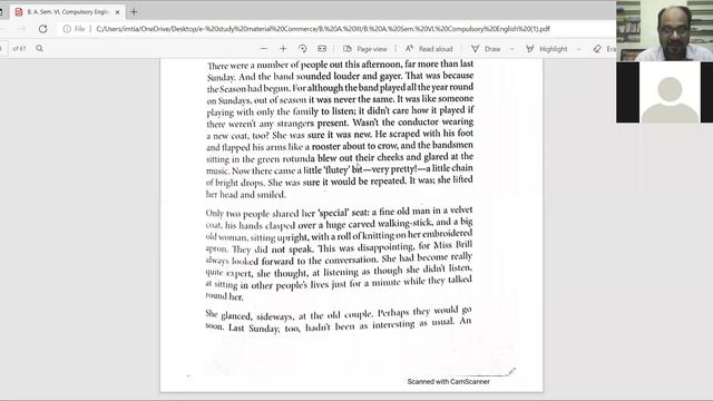 Miss Brill By Katherine Mansfield I