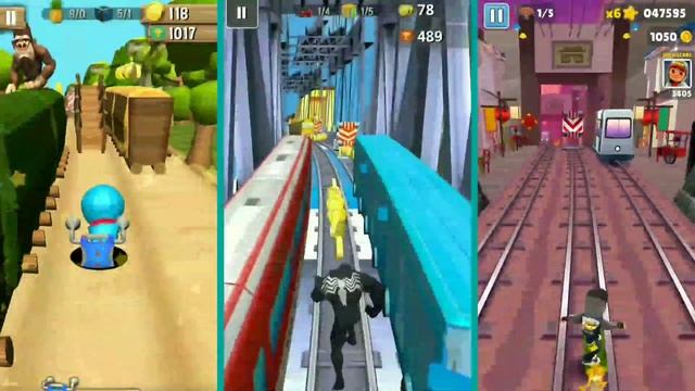 Subway Surfers Journey to the East 2021 JAKE Vs Doraemon Android Game Vs Venom Hero Run Gameplay-HD смотреть онлайн