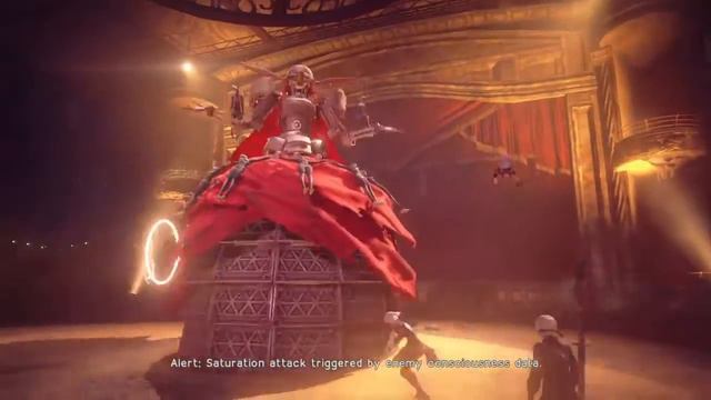 NieR Automata 2b opera boss bare fists very hard no pod no chips no hud смотреть онлайн
