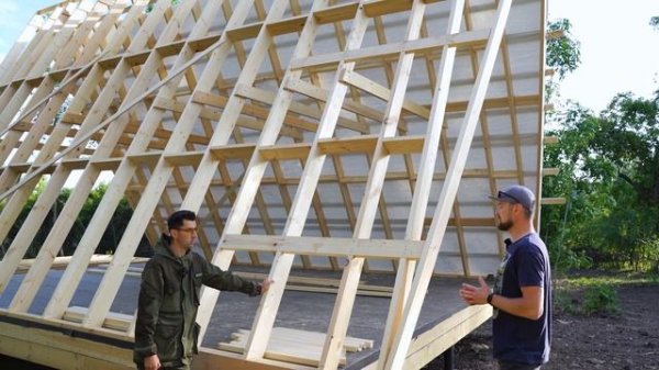 СЕКРЕТ нашего A-FRAME. Сборка каркаса А фрейм дома БЕЗ ОШИБОК