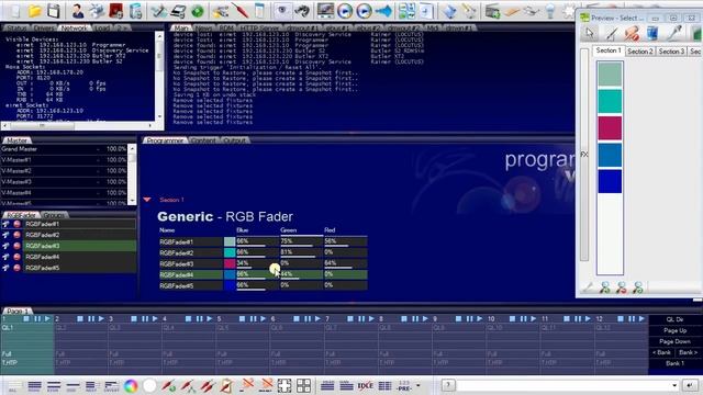 e:cue lighting control LAS 6.1 How to create Cues, cuelists and simple show files смотреть онлайн