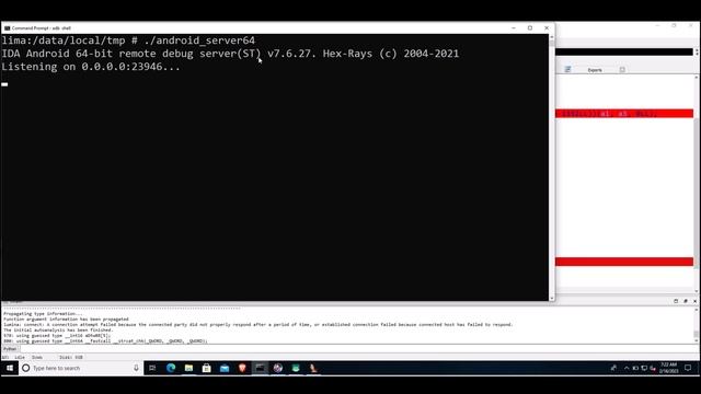 Runtime Debugging Native Android Shared library (.so) file using IDA Pro смотреть онлайн