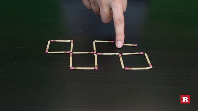 Move only 2 matches to create 4 squares | Bar Tricks смотреть онлайн