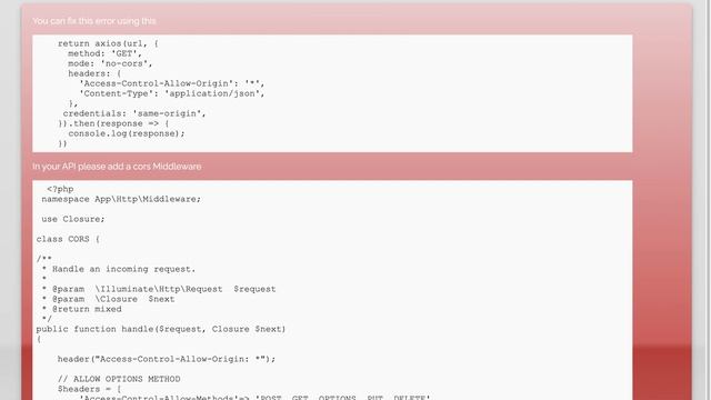 CORS Issue with external API - Works via PostMan but not HTTP request with Axios смотреть онлайн