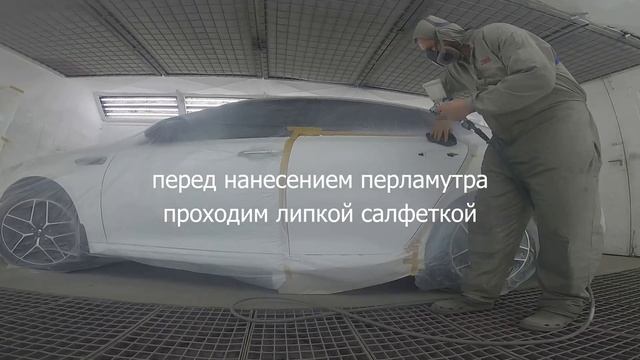 Покраска двери трех слойкой, перламутром в переход смотреть онлайн