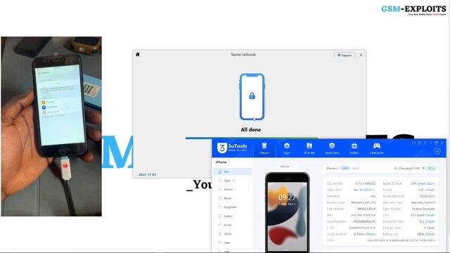 JAILBREAK ✅✅ iOS 15 - 17 with SKYNET TOOL on Windows смотреть онлайн