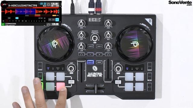 Hercules DJ Control Instinct P8 english review смотреть онлайн
