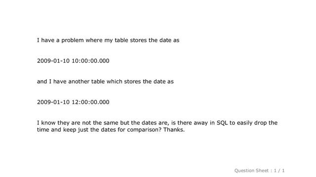 MySQL : Drop Time in DateTime смотреть онлайн