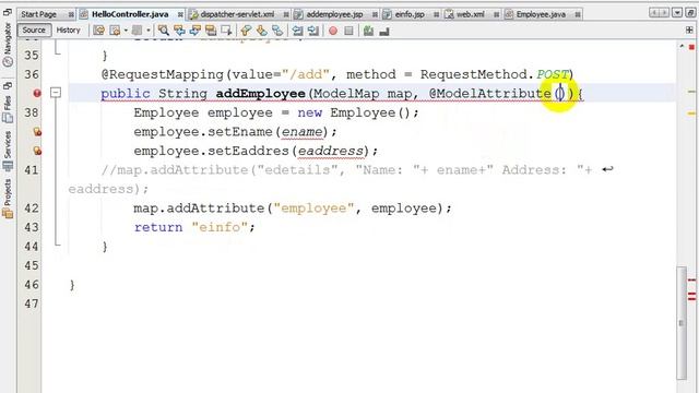 Spring Web MVC Class Lecture(Use of ModelAttribute Annotation) -04 смотреть онлайн