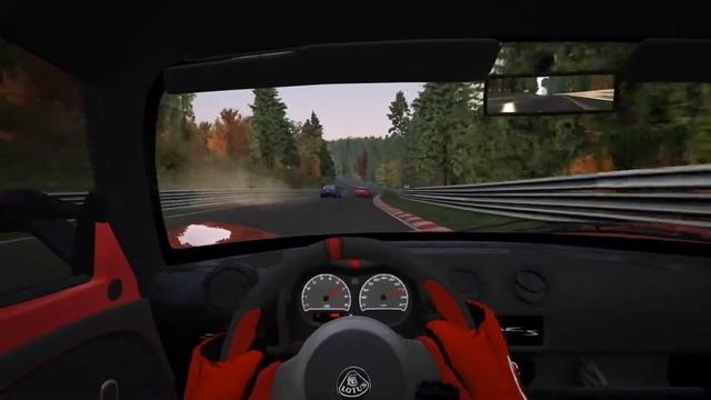 Near Crash Lotus Exige S - Nordschleife - Assetto Corsa - VR смотреть онлайн