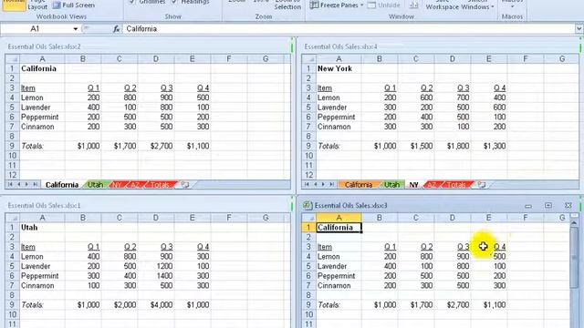 Excel 2010: Multiple Worksheet Wokbook Views смотреть онлайн
