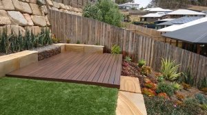 Зона отдыха в саду Ландшафтный дизайн заднего двора