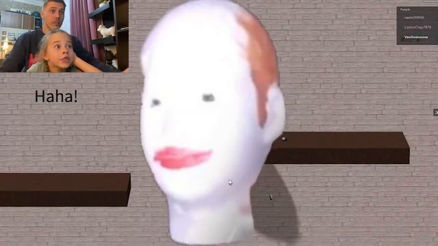 Эта БЕЗУМНАЯ ГОЛОВА ПРЕСЛЕДУЕТ МЕНЯ по ВСЮДУ! Escape Running Head Roblox смотреть онлайн