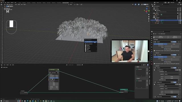Blender Geometry Nodes Scatter base and Viewport Proxy! смотреть онлайн