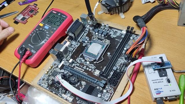 Repair GIGABYTE motherboard, GA-H110M_DS2 kích ngắt,mất VCORE смотреть онлайн