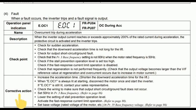 How to reset Mitsubishi drive fault! Inverter fault reset-E.0C1 смотреть онлайн