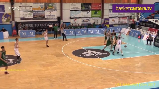 Highlights JAN ZIDEK ('99) USK Praga 2,02 m. EB. AdidasNGT Coín 2017 (BasketCantera.TV) смотреть онлайн