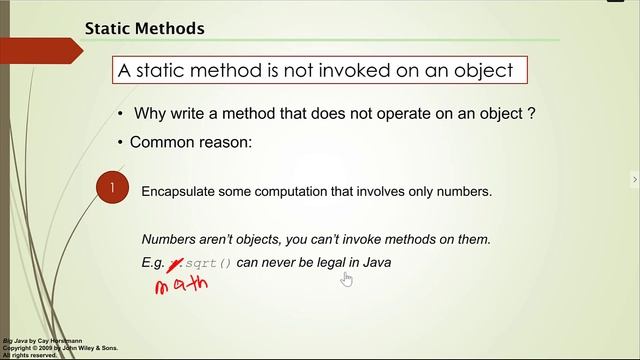 CS140 ch8.9 Static Methods смотреть онлайн