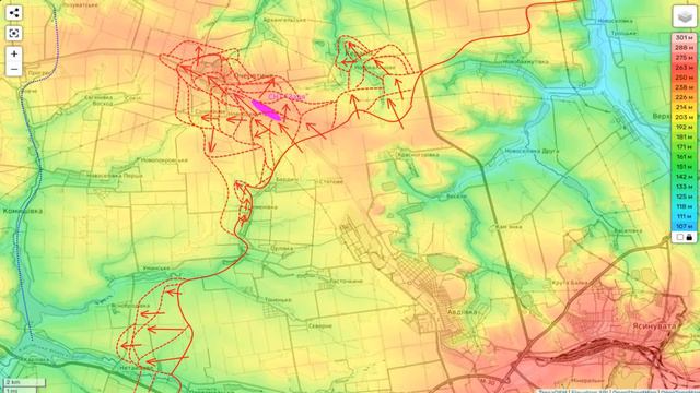 Очеретинское направление, окружаем врага. 27апреля