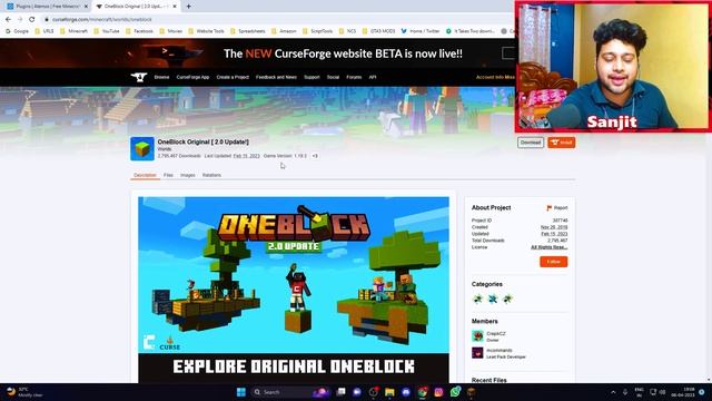 How To Make One Block Server in Aternos | How To Install One Block in Aternos Server | Java + Pe смотреть онлайн
