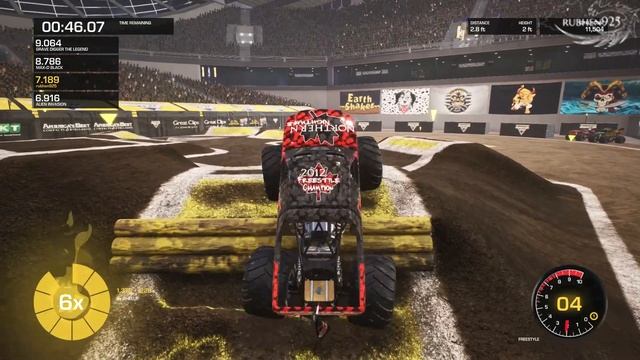 Monster Jam Steel Titans - How to beat Two Wheel & Freestyle Events Easy Way | Easy Stunt Combos смотреть онлайн