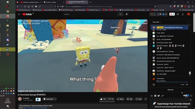 Some idiots laugh at AI spongebob смотреть онлайн