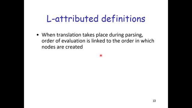 CS304 Compiler Design Module 4 Evaluation of Attributes Part 1 смотреть онлайн