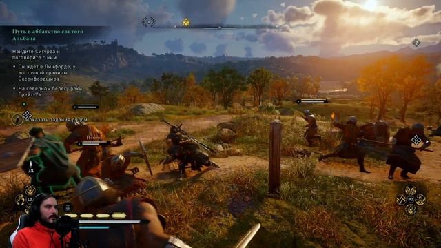 Сигурд устроил дикое побоище в Оксенфордшире — Assassin’s Creed Valhalla ACV #75 смотреть онлайн